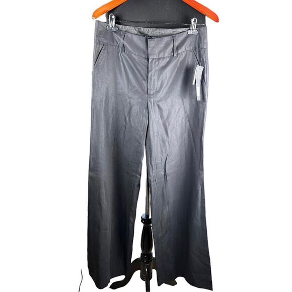 Marc jacobs wide leg black dress pants slacks size 10 wool blend New 182017 - Picture 2 of 8